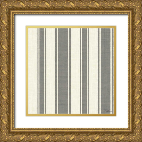French Farmhouse Step 04B Gold Ornate Wood Framed Art Print with Double Matting by Pela Studio