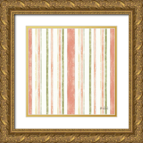 Painting Paris Step 05 Gold Ornate Wood Framed Art Print with Double Matting by Pertiet, Katie