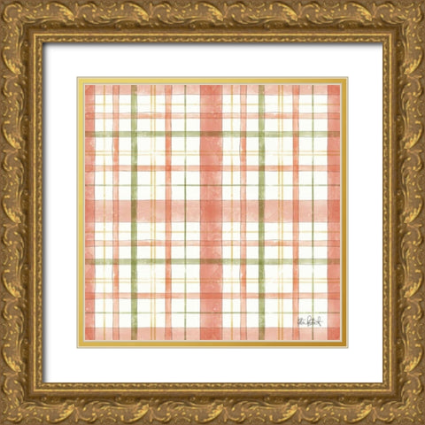 Painting Paris Step 06 Gold Ornate Wood Framed Art Print with Double Matting by Pertiet, Katie