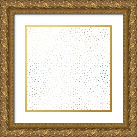 World Traveler Pattern XVIIB Gold Ornate Wood Framed Art Print with Double Matting by Marshall, Laura