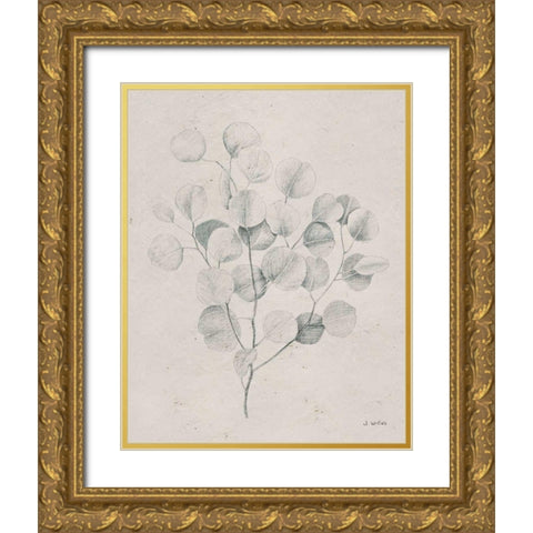 Soft Summer Sketches II Gold Ornate Wood Framed Art Print with Double Matting by Wiens, James