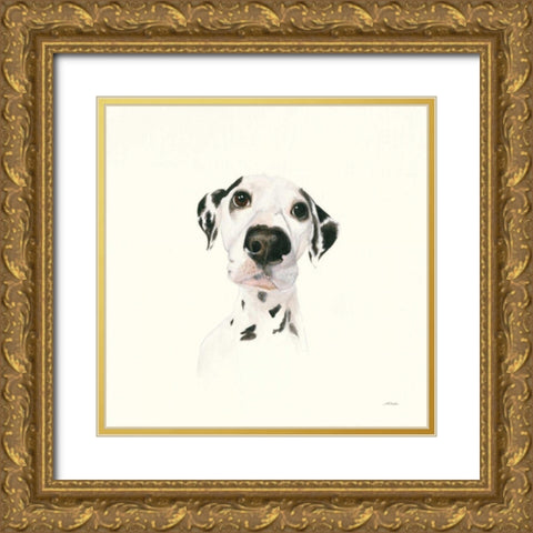 Milo Gold Ornate Wood Framed Art Print with Double Matting by Ducklow, Patsy