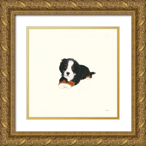Gertie I Gold Ornate Wood Framed Art Print with Double Matting by Ducklow, Patsy