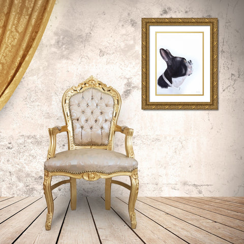 Breakfast Time Gold Ornate Wood Framed Art Print with Double Matting by Valle, Aimee Del