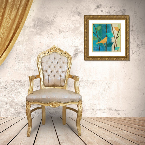 Magical Forest I Gold Ornate Wood Framed Art Print with Double Matting by Charron, Veronique