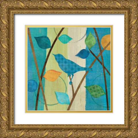 Magical Forest IV Gold Ornate Wood Framed Art Print with Double Matting by Charron, Veronique