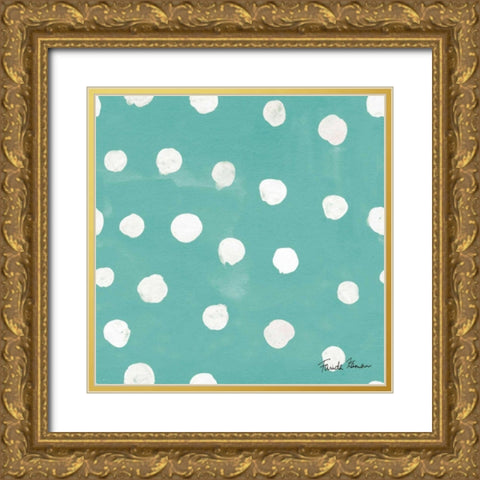 Mellow Yellow Step 06B Gold Ornate Wood Framed Art Print with Double Matting by Zaman, Farida