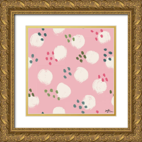 Live in Bloom Step 03B Gold Ornate Wood Framed Art Print with Double Matting by Penner, Janelle