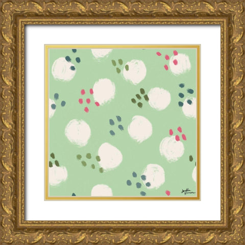 Live in Bloom Step 03C Gold Ornate Wood Framed Art Print with Double Matting by Penner, Janelle