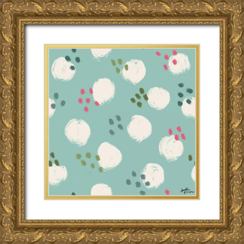 Live in Bloom Step 03D Gold Ornate Wood Framed Art Print with Double Matting by Penner, Janelle