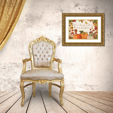 Fall Garden I Gold Ornate Wood Framed Art Print with Double Matting by Pertiet, Katie