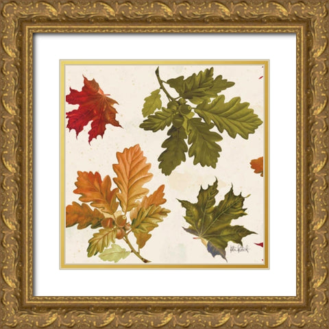 Fall Garden Step 04A Gold Ornate Wood Framed Art Print with Double Matting by Pertiet, Katie
