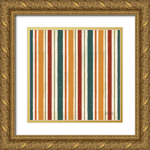 Fall Garden Step 05 Gold Ornate Wood Framed Art Print with Double Matting by Pertiet, Katie
