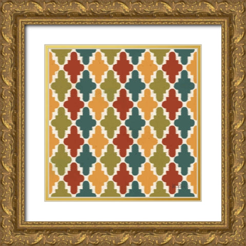 Fall Garden Step 07 Gold Ornate Wood Framed Art Print with Double Matting by Pertiet, Katie