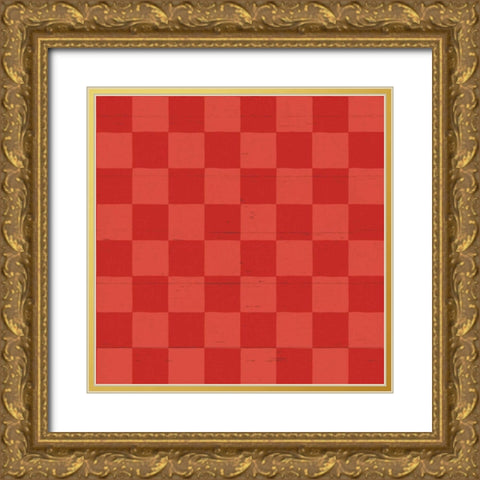 Down on the Farm Step 07D Gold Ornate Wood Framed Art Print with Double Matting by Tavoletti, Anne