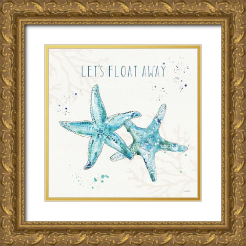 Deep Sea VI Gold Ornate Wood Framed Art Print with Double Matting by Tavoletti, Anne