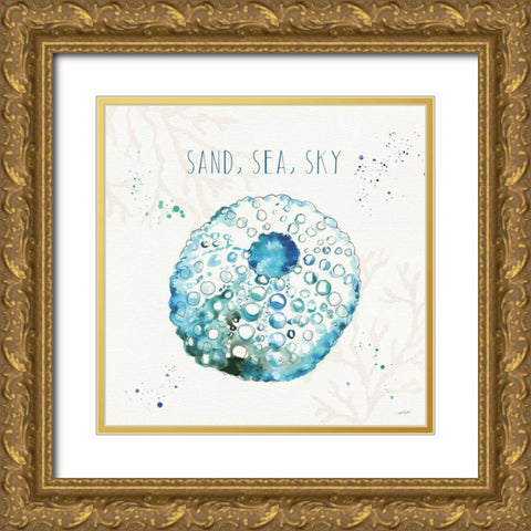 Deep Sea VII Gold Ornate Wood Framed Art Print with Double Matting by Tavoletti, Anne