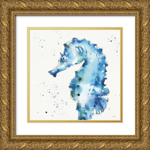 Deep Sea XI Gold Ornate Wood Framed Art Print with Double Matting by Tavoletti, Anne