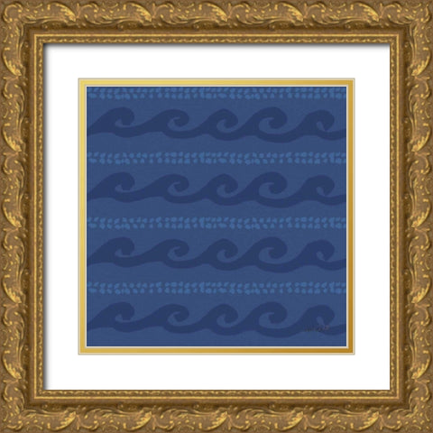 Deep Sea Step 02E Gold Ornate Wood Framed Art Print with Double Matting by Tavoletti, Anne