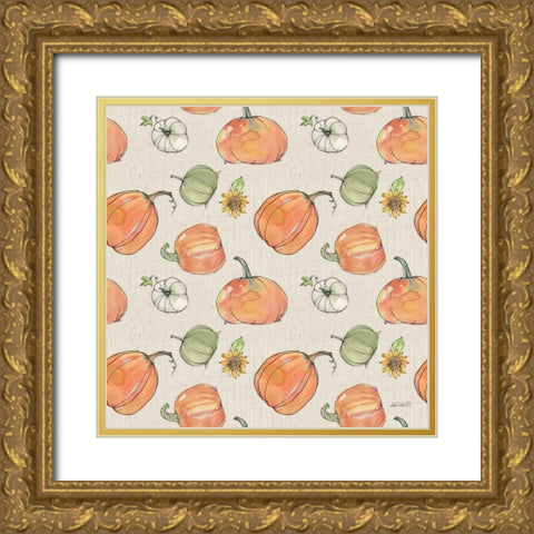 Be Thankful Step 01 Gold Ornate Wood Framed Art Print with Double Matting by Tavoletti, Anne