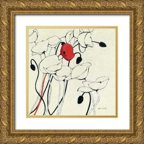 Filament de Vie I Gold Ornate Wood Framed Art Print with Double Matting by Novak, Shirley