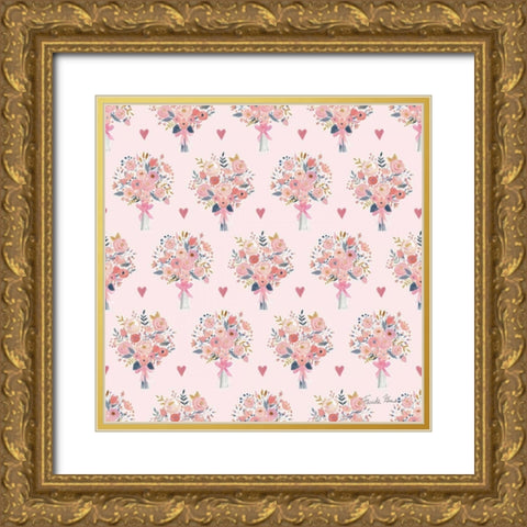 It Takes Two Step 02B Gold Ornate Wood Framed Art Print with Double Matting by Zaman, Farida