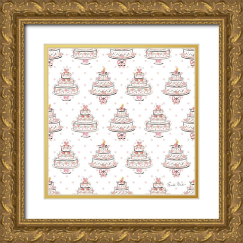 It Takes Two Step 03A Gold Ornate Wood Framed Art Print with Double Matting by Zaman, Farida