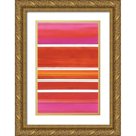 Some Like it Hot Gold Ornate Wood Framed Art Print with Double Matting by Rhue, Piper