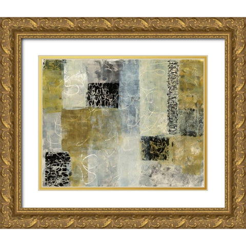 Twin City Gold Ornate Wood Framed Art Print with Double Matting by Rhue, Piper