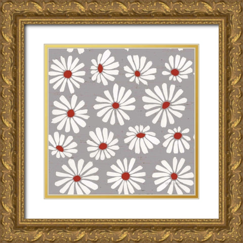 Country Roads Step 05C Gold Ornate Wood Framed Art Print with Double Matting by Marshall, Laura