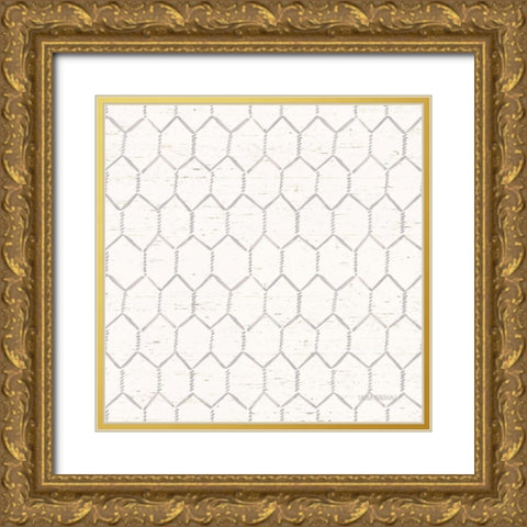 Country Roads Step 06A Gold Ornate Wood Framed Art Print with Double Matting by Marshall, Laura