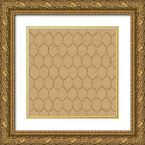 Country Roads Step 06C Gold Ornate Wood Framed Art Print with Double Matting by Marshall, Laura