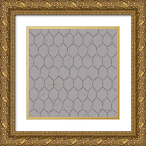 Country Roads Step 06D Gold Ornate Wood Framed Art Print with Double Matting by Marshall, Laura