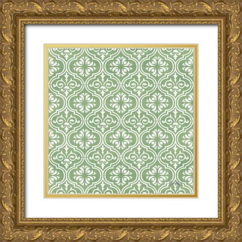 Easter Garden Step 04B Gold Ornate Wood Framed Art Print with Double Matting by Pertiet, Katie
