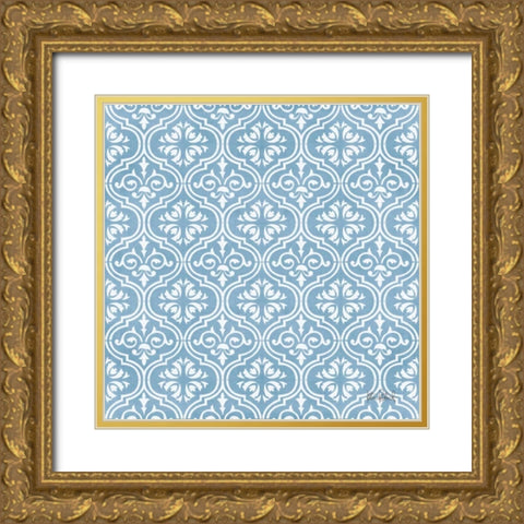 Easter Garden Step 04C Gold Ornate Wood Framed Art Print with Double Matting by Pertiet, Katie