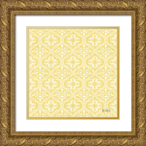 Easter Garden Step 04D Gold Ornate Wood Framed Art Print with Double Matting by Pertiet, Katie