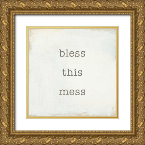 Home Sweet Home II Gold Ornate Wood Framed Art Print with Double Matting by Wild Apple Portfolio