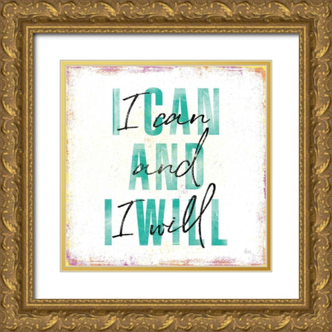 Empowerment III Gold Ornate Wood Framed Art Print with Double Matting by Marshall, Laura