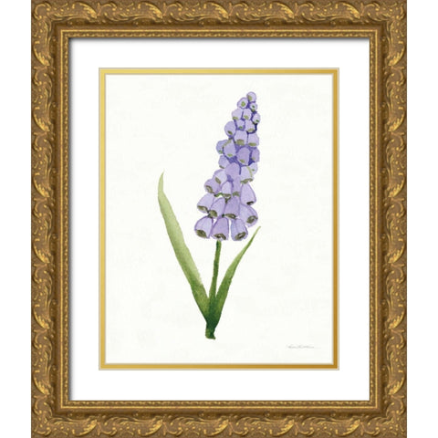 Easter Blessing Flowers VI Gold Ornate Wood Framed Art Print with Double Matting by McKenna, Kathleen Parr