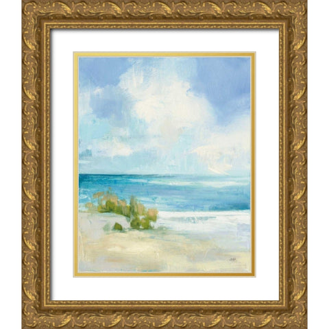 Wind and Waves II Gold Ornate Wood Framed Art Print with Double Matting by Purinton, Julia
