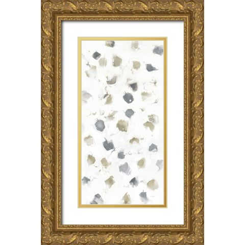 Nougat Neutral III Gold Ornate Wood Framed Art Print with Double Matting by Schick, Mike