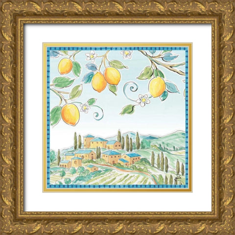 Mediterranean Breeze IX Gold Ornate Wood Framed Art Print with Double Matting by Brissonnet, Daphne