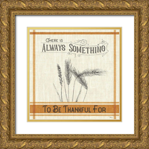 Autumn Farmhouse V Gold Ornate Wood Framed Art Print with Double Matting by Pela Studio