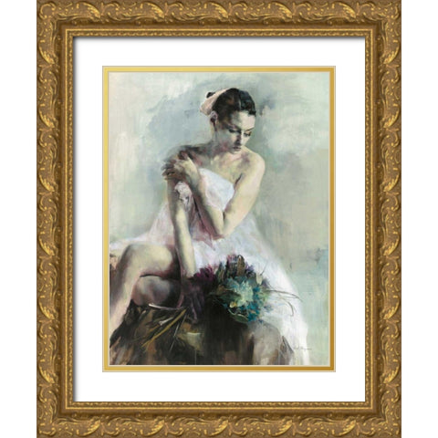 Reflection Gold Ornate Wood Framed Art Print with Double Matting by Hageman, Marilyn