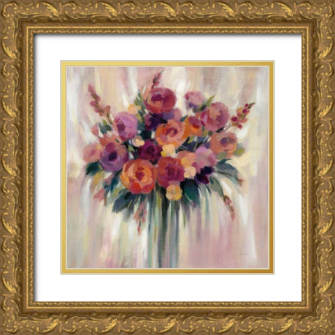 Autumn Bouquet Gold Ornate Wood Framed Art Print with Double Matting by Vassileva, Silvia