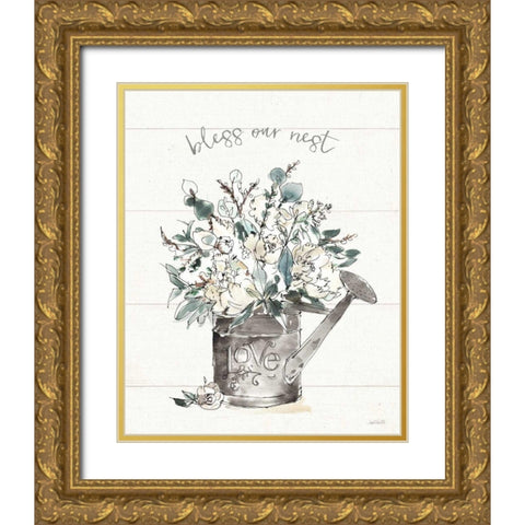 Modern Farmhouse IV Gold Ornate Wood Framed Art Print with Double Matting by Tavoletti, Anne