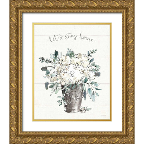 Modern Farmhouse V Gold Ornate Wood Framed Art Print with Double Matting by Tavoletti, Anne