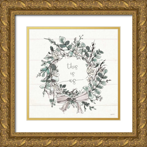 Modern Farmhouse VII Gold Ornate Wood Framed Art Print with Double Matting by Tavoletti, Anne