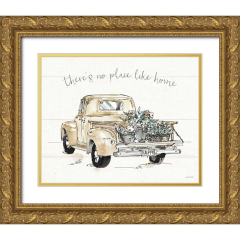 Modern Farmhouse IX Gold Ornate Wood Framed Art Print with Double Matting by Tavoletti, Anne