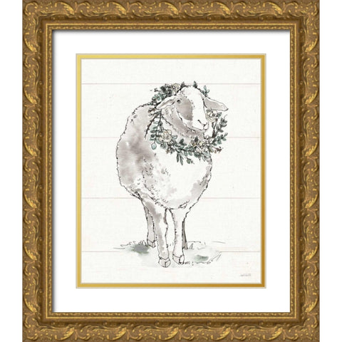 Modern Farmhouse XI Gold Ornate Wood Framed Art Print with Double Matting by Tavoletti, Anne